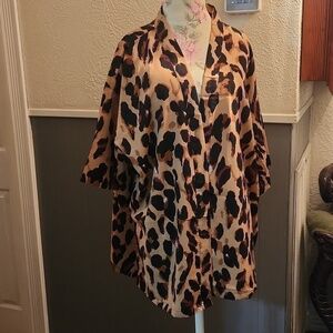 Cheetah Print Women's Cardigan